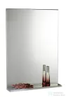 AQUALINE BETA tükör polccal, 50x70x12cm, fehér 57396