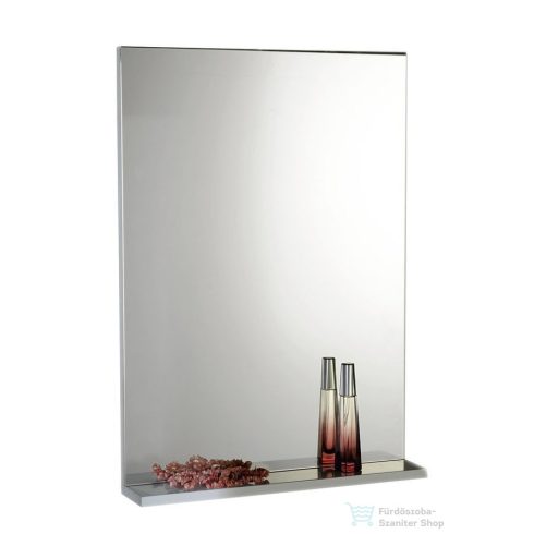 AQUALINE BETA tükör polccal, 50x70x12cm, fehér 57396