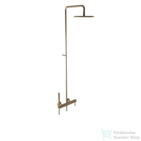Bugnatese KLINE zuhanyrendszer 22,5 cm-es esőztetővel és zuhanyszettel,bronz 5742CBR