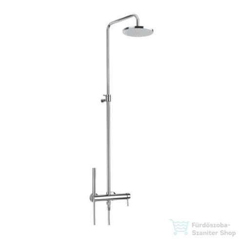 Bugnatese KLINE zuhanyrendszer 22,5 cm-es esőztetővel és zuhanyszettel,króm 5742CCR