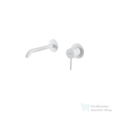   Bugnatese Kline falsík alatti mosdócsaptelep 17 cm-es kifolyóval,belső egységgel,leeresztő nélkül,matt fehér 5745BI