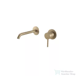  Bugnatese Kline falsík alatti mosdócsaptelep 17 cm-es kifolyóval,belső egységgel,leeresztő nélkül,matt bronz 5745BO