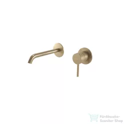   Bugnatese Kline falsík alatti mosdócsaptelep 17 cm-es kifolyóval,belső egységgel,click-clack leeresztővel,bronz 5745SCBR