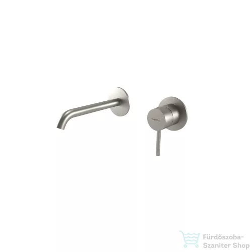 Bugnatese Kline falsík alatti mosdócsaptelep 17 cm-es kifolyóval,belső egységgel,click-clack leeresztővel,szálcsiszolt nikkel 5745SCNS