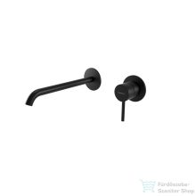   Bugnatese Kline falsík alatti mosdócsaptelep 22 cm-es kifolyóval,belső egységgel,leeresztő nélkül,matt fekete 5746NE