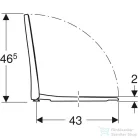 Geberit iCON lecsapódásgátlós wc ülőke,fehér 574950000