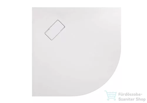 Kolpa San MENORA-R 90x90 cm-es negyedköríves Kerrock zuhanytálca, szifon nélkül, fehér 575180