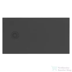   Kolpa San HOPP 140x100 cm-es, könnyű öntött márvány zuhanytálca, szifon nélkül, antracit 575510