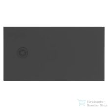   Kolpa San HOPP 180x80 cm-es, könnyű öntött márvány zuhanytálca, szifon nélkül, antracit 575540