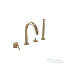  Bugnatese Kline 4 üléses kádtöltő csaptelep zuhanyszettel,bronz 5755BR