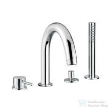   Bugnatese Kline 4 üléses kádtöltő csaptelep zuhanyszettel,króm 5755CR