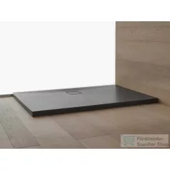   Kolpa San SERRA 140x80 cm-es, modifikált akril zuhanytálca, szifon nélkül, antracit 576360