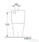 Villeroy & Boch O.Novo öblítőtartály monoblokk wc-hez 5788 S1 01 ( 5788S101 )