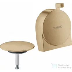   Hansgrohe EXAFILL S kádtöltő le-és túlfolyó színkészlet, szálcsiszolt bronz 58117140