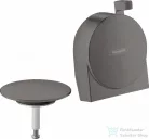 Hansgrohe EXAFILL S kádtöltő le-és túlfolyó színkészlet, szálcsiszolt fekete/króm 58117340