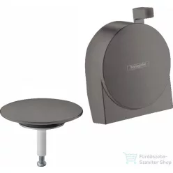   Hansgrohe EXAFILL S kádtöltő le-és túlfolyó színkészlet, szálcsiszolt fekete/króm 58117340