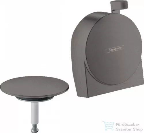 Hansgrohe EXAFILL S kádtöltő le-és túlfolyó színkészlet, szálcsiszolt fekete/króm 58117340