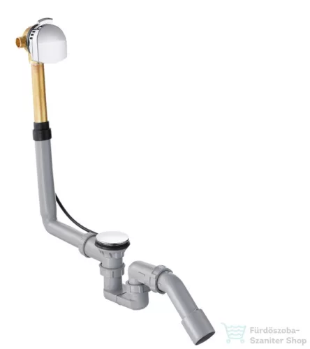 Hansgrohe Exafill kádtöltő le- és túlfolyó-garnitúrával, komplett szett DN20, króm 58123000