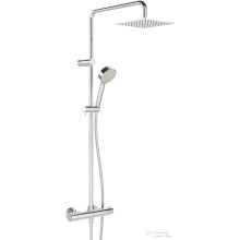   Hansa Hansaunita termosztátos zuhanyrendszer 20x20 cm-es szögletes esőztetővel és zuhanyszettel,króm 58149113
