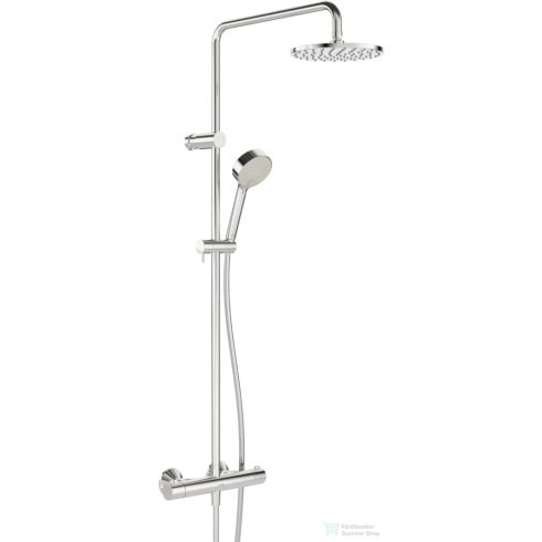 Hansa Hansaunita termosztátos zuhanyrendszer 20 cm-es esőztetővel és zuhanyszettel,króm 58149203