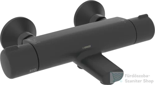 Hansa Hansamicra Eco termosztátos kádtöltő csaptelep,matt fekete 5816217133