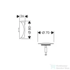 Hansgrohe FLEXAPLUS színkészlet,matt fekete 58185670