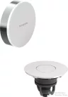 Hansgrohe FLEXAPLUS push-open színkészlet kád le-és túlfolyóhoz, fényes fehér/króm 58187000