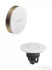 Hansgrohe FLEXAPLUS push-open színkészlet kád le-és túlfolyóhoz, fényes fehér/szálcsiszolt bronz 58187140