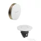 Hansgrohe FLEXAPLUS push-open színkészlet kád le-és túlfolyóhoz, fényes fehér/szálcsiszolt bronz 58187140