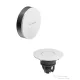 Hansgrohe FLEXAPLUS push-open színkészlet kád le-és túlfolyóhoz, fényes fehér/szálcsiszolt fekete króm 58187340