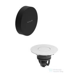   Hansgrohe FLEXAPLUS push-open színkészlet kád le-és túlfolyóhoz, fényes fehér/matt fekete 58187670