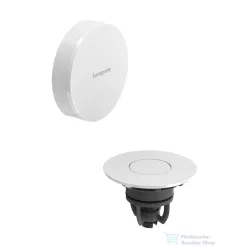   Hansgrohe FLEXAPLUS push-open színkészlet kád le-és túlfolyóhoz, fényes/matt fehér 58187700