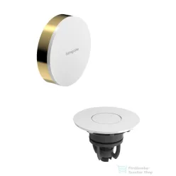   Hansgrohe FLEXAPLUS push-open színkészlet kád le-és túlfolyóhoz, polírozott arany hatású/fényes fehér 58187990