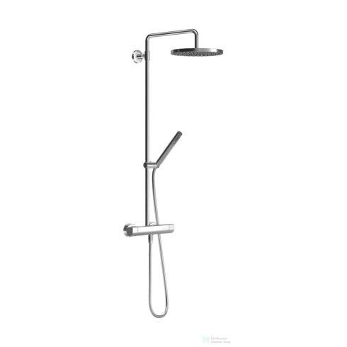 Hansa Hansatempra Style termosztátos zuhanyrendszer 22 cm-es esőztetővel és zuhanyszettel,króm 58429103