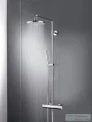 Hansa Hansatempra Style termosztátos zuhanyrendszer 22 cm-es esőztetővel és zuhanyszettel,króm 58429103