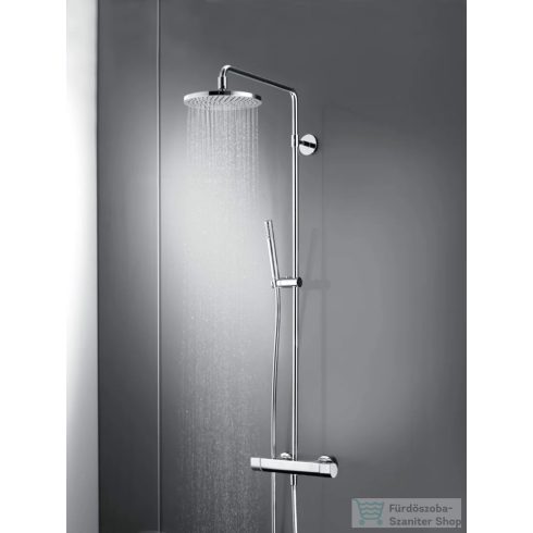 Hansa Hansatempra Style termosztátos zuhanyrendszer 22 cm-es esőztetővel és zuhanyszettel,króm 58429103