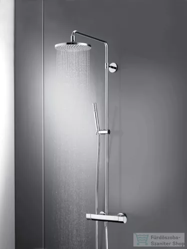 Hansa Hansatempra Style termosztátos zuhanyrendszer 22 cm-es esőztetővel és zuhanyszettel,króm 58429103