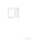 TBoss Floating Mirror Gemma 75*80 tükör LED világítással 586101