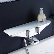   Hansa Emotion termosztátos kádöltő csaptelep zuhanyszett nélkül,króm/fehér 5864217182