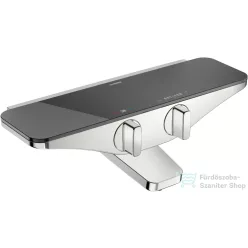   Hansa Emotion termosztátos kádöltő csaptelep zuhanyszett nélkül,króm/szürke 5864217184