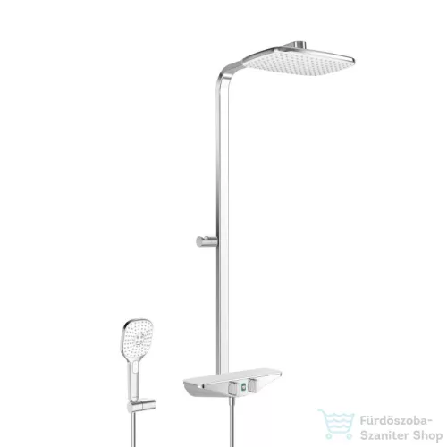 Hansa Hansaemotion Wellfit termosztátos,Bluetooth-os 6V zuhanyrendszer,króm/fehér 5865017282