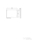 TBoss Floating Mirror Gemma 120*80 tükör LED világítással 588101