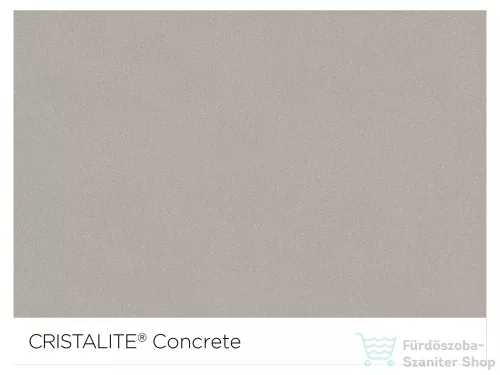Schock PLUTOS konyhai csaptelep Cristalite Concrete, gránithatású, betonszürke 589000BETO