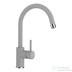   Schock PLUTOS konyhai csaptelep Cristalite Croma, gránithatású, szürke 589000CROM
