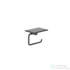   Kludi VELA R polcos WC-papír tartó, szálcsiszolt gunmetal 58971N2