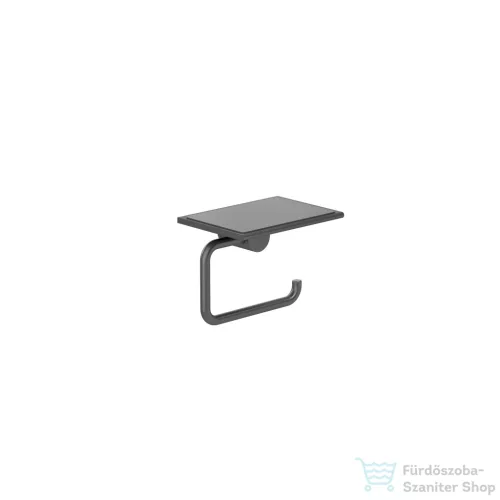 Kludi VELA R polcos WC-papír tartó, szálcsiszolt gunmetal 58971N2