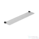 Kludi VELA R 60x12 cm-es üvegpolc, üveg/matt fekete 5897339