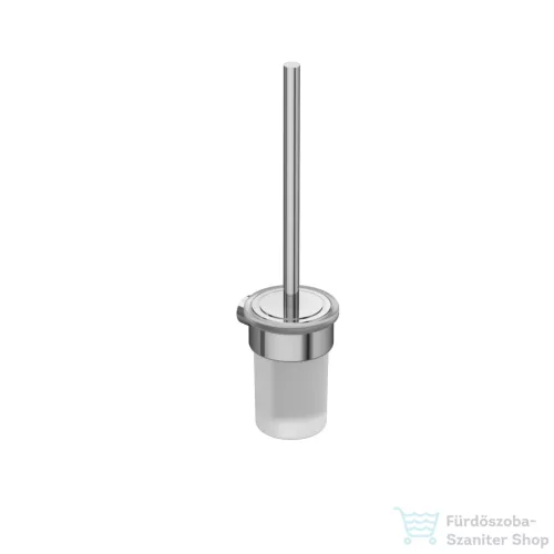 Kludi VELA R fali WC kefe, üveg tartóval, króm 5897405