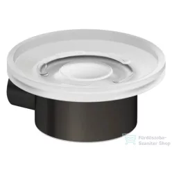  Kludi VELA R fali szappantartó, szálcsiszolt gunmetal 58985N2