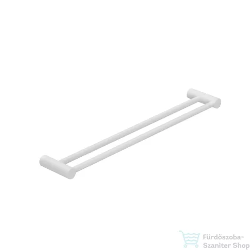 Kludi VELA R 60 cm-es dupla törölközőtartó, matt fehér 5898853
